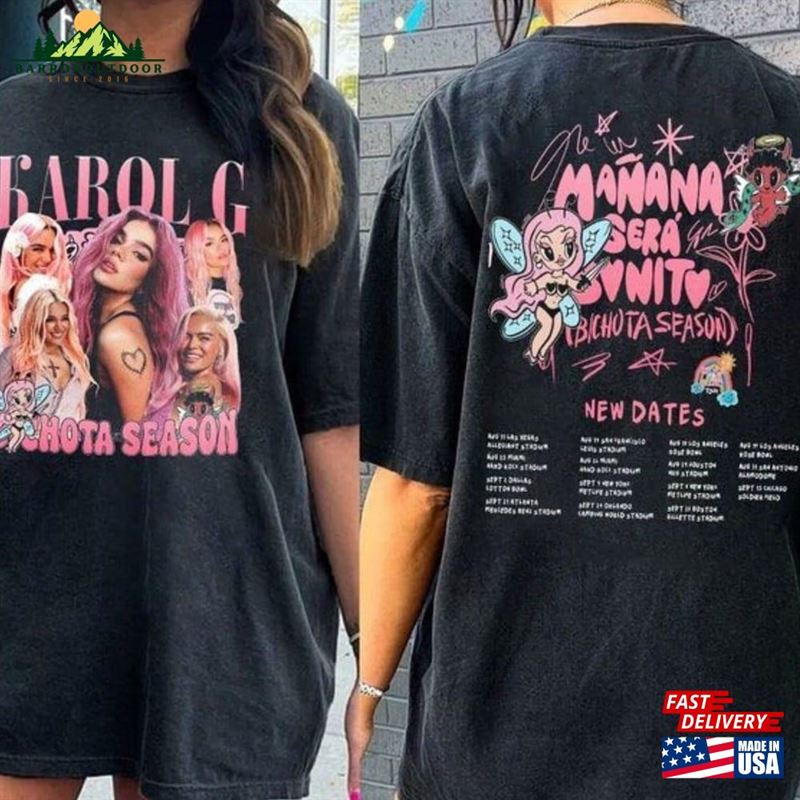 Karol G Shirt Bichota Season New Dates Manana Sera Bonito Unisex Hoodie Karol G Shirt Bichota Season New Dates Manana Sera Bonito Unisex Hoodie