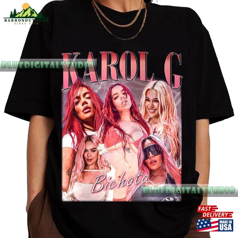 Karol G Vintage T-Shirt Gift For Women And Man Unisex Classic Karol G Vintage T-Shirt Gift For Women And Man Unisex Classic