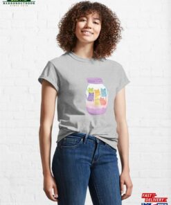 Kawaii Cats In A Mason Jar Classic T-Shirt Sweatshirt