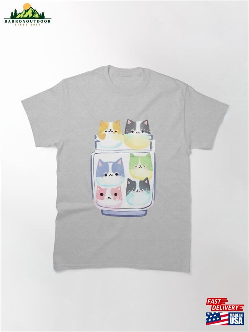 Kawaii Cats In A Mason Jar Classic T-Shirt Unisex Hoodie Kawaii Cats In A Mason Jar Classic T-Shirt Unisex Hoodie