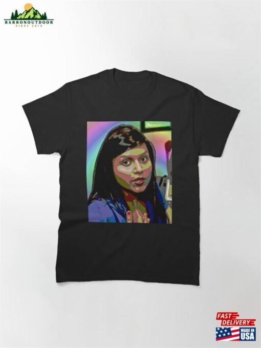 Kelly Kapoor The Office Retro Pop Art Portrait Classic T-Shirt