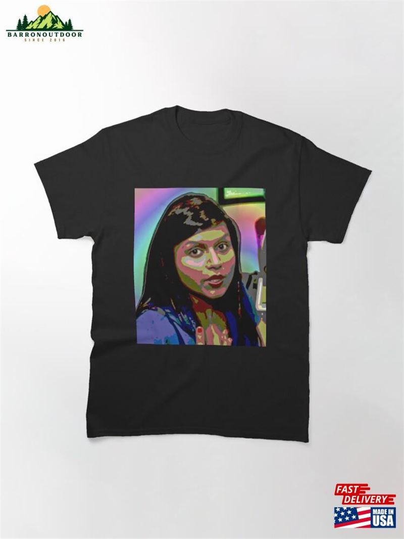 Kelly Kapoor The Office Retro Pop Art Portrait Classic T-Shirt Kelly Kapoor The Office Retro Pop Art Portrait Classic T-Shirt