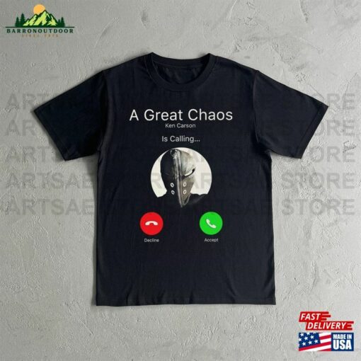 Ken Carson Agc Incoming Call Heavy Cotton Tee Shirt A Great Chaos T-Shirt Hoodie Unisex