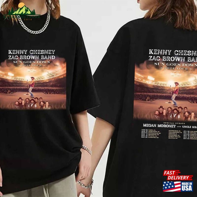Kenny Chesney Sun Goes Down 2024 Tour Shirt Country Music Sweatshirt Unisex Kenny Chesney Sun Goes Down 2024 Tour Shirt Country Music Sweatshirt Unisex