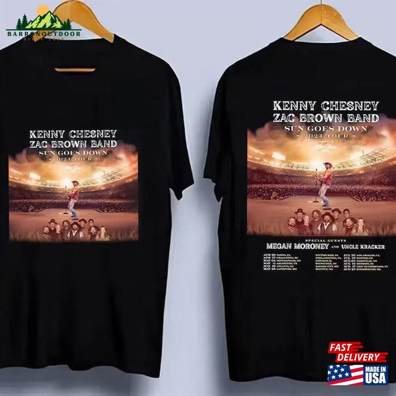 Kenny Chesney Sun Sets 2024 Tour Country Music Shirt Unisex T-Shirt Kenny Chesney Sun Sets 2024 Tour Country Music Shirt Unisex T-Shirt
