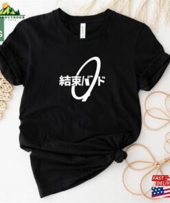 Kessoku Band With Japanese Logo Shirt Bocchi The Rock! Guitar Hero Sweatshirt Hoodie