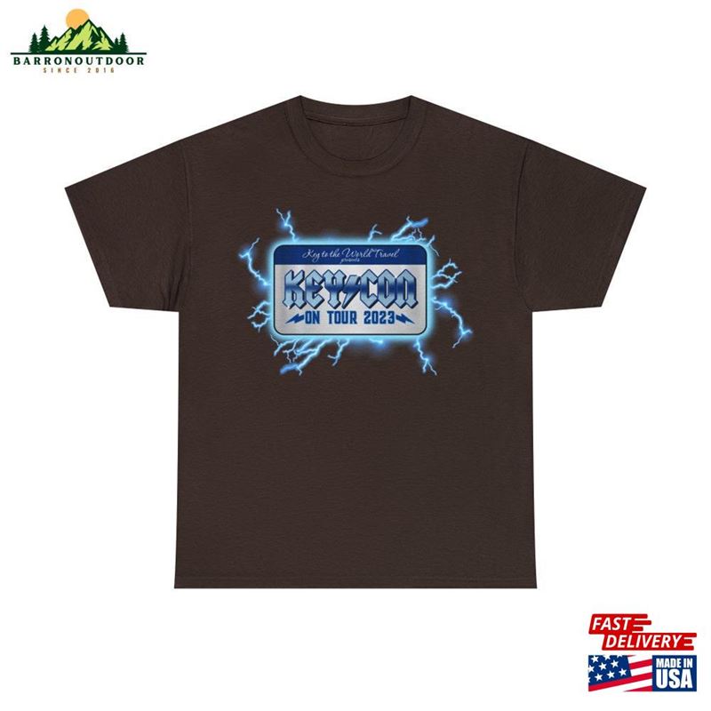 Keycon On Tour 2023 Baseball T-Shirt Unisex Heavy Cotton Tee Hoodie Keycon On Tour 2023 Baseball T-Shirt Unisex Heavy Cotton Tee Hoodie