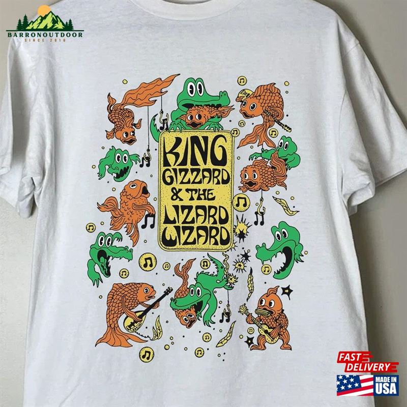 Kglw Fishie Hooks Vintage T-Shirt King Gizzard And The Lizard Wizard Petrodragonic Apocalypse Rock Band 90S Tshirt For Fans Hoodie Classic Kglw Fishie Hooks Vintage T-Shirt King Gizzard And The Lizard Wizard Petrodragonic Apocalypse Rock Band 90S Tshirt For Fans Hoodie Classic
