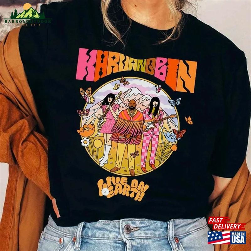 Khruangbin Band Life On Earth Tour 2023 T-Shirt Tee Hoodie Sweatshirt Khruangbin Band Life On Earth Tour 2023 T-Shirt Tee Hoodie Sweatshirt