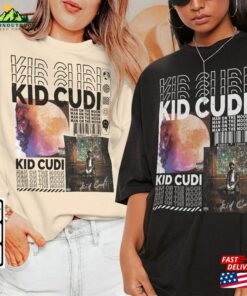 Kid Cudi Rap Shirt Merch Sweatshirt Retro Y2k Vintage Bootleg Album Man On The Moon Graphic Tee 90S Hiphop Unisex Classic