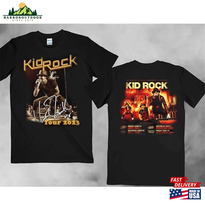 Kid Rock 2023 Concert Shirt Vintage American N Roll Legend Fans Classic Sweatshirt Kid Rock 2023 Concert Shirt Vintage American N Roll Legend Fans Classic Sweatshirt