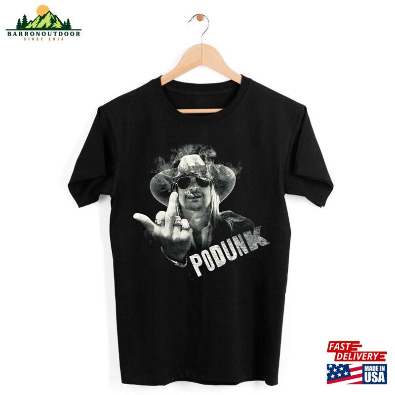 Kid Rock Podunk Shirt Retro Vintage T-Shirt N Roll Legend Classic Unisex Kid Rock Podunk Shirt Retro Vintage T-Shirt N Roll Legend Classic Unisex
