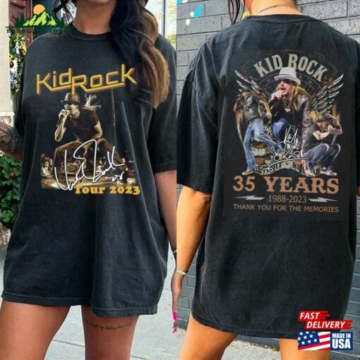 Kid Rock World Tour 2023 T-Shirt Anniversary Shirt Classic