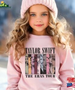 Kid Tayl0r Eras Tour Outfit Shirt Youth Merch Swiftie For Unisex Sweatshirt