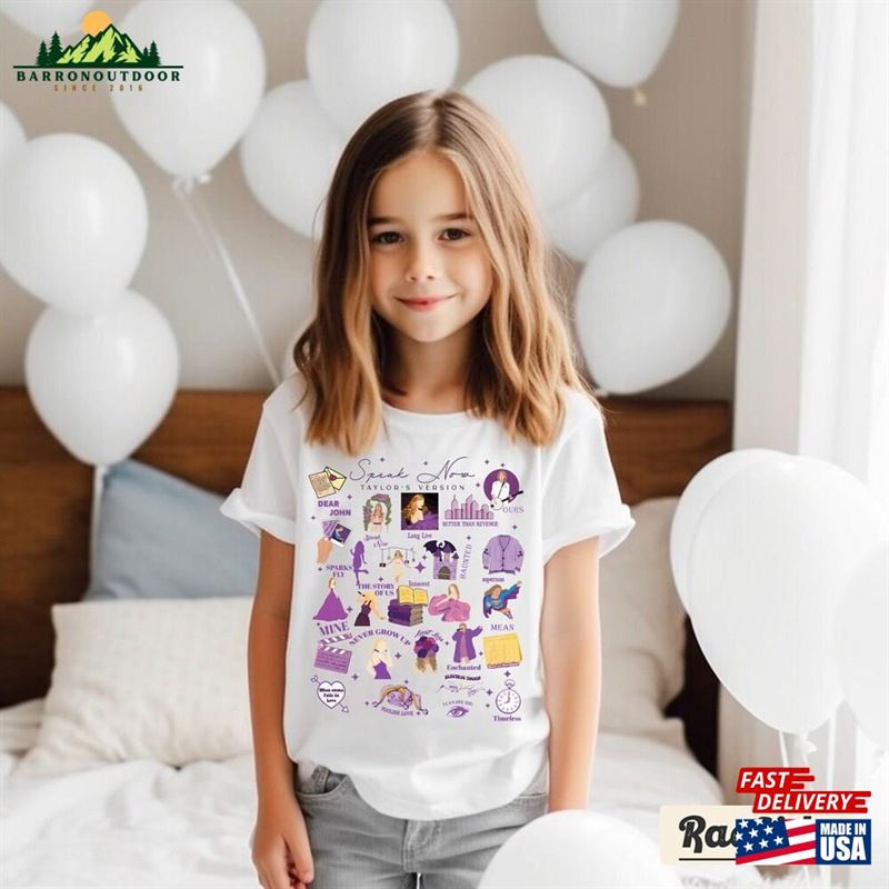 Kid Taylor Speak Now Shirt Youth Swiftie Merch Hoodie T-Shirt Kid Taylor Speak Now Shirt Youth Swiftie Merch Hoodie T-Shirt