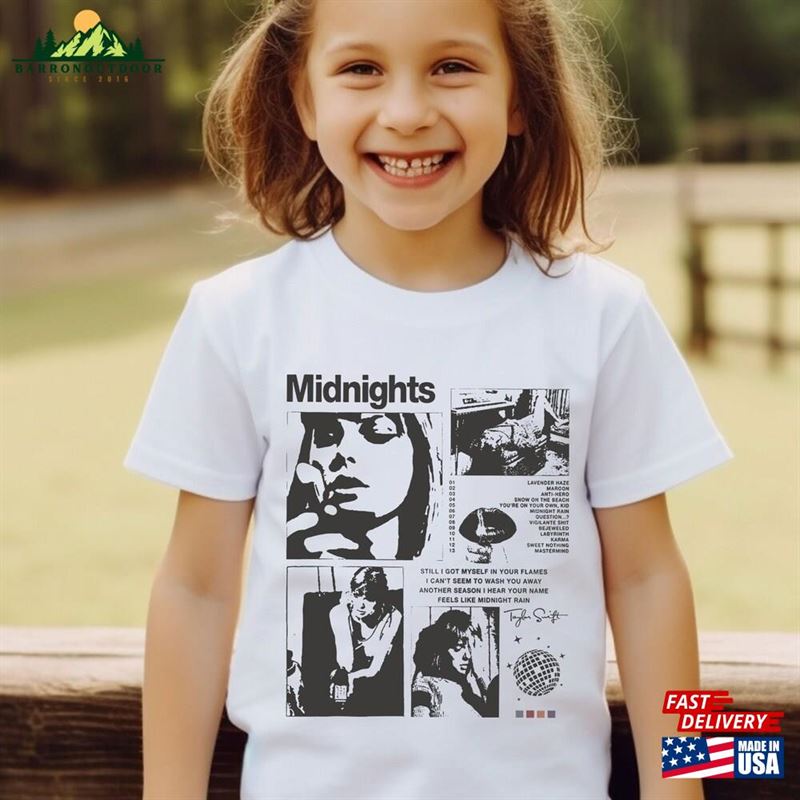 Kid Vintage Midnights Shirt Taylor The Eras Tour 2023 Youth Swiftie Sweatshirt Unisex Kid Vintage Midnights Shirt Taylor The Eras Tour 2023 Youth Swiftie Sweatshirt Unisex