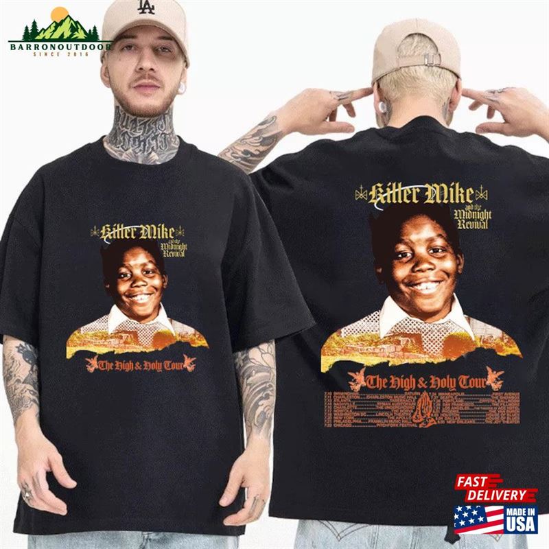 Killer Mike 2023 Shirt The High Amp Holy Tour Hoodie T-Shirt Killer Mike 2023 Shirt The High Amp Holy Tour Hoodie T-Shirt