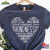 Kindness Word Art Heart Shirt Teacher Classic T-Shirt