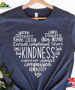 Kindness Word Art Heart Shirt Teacher Classic T-Shirt