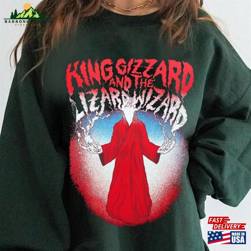 King Gizzard And The Lizard Wizard Shirt Merch Fan Tees Hoodie Unisex King Gizzard And The Lizard Wizard Shirt Merch Fan Tees Hoodie Unisex