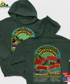 King Gizzard Usa Residency Tour Shirt And The Lizard Wizard Merch Fan Tee Hoodie Unisex