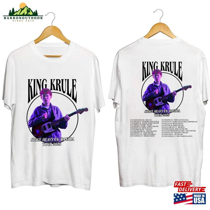 King Krule 2023 Space Heavy Us Canada Tour Shirt Fan Concert For Unisex T-Shirt King Krule 2023 Space Heavy Us Canada Tour Shirt Fan Concert For Unisex T-Shirt