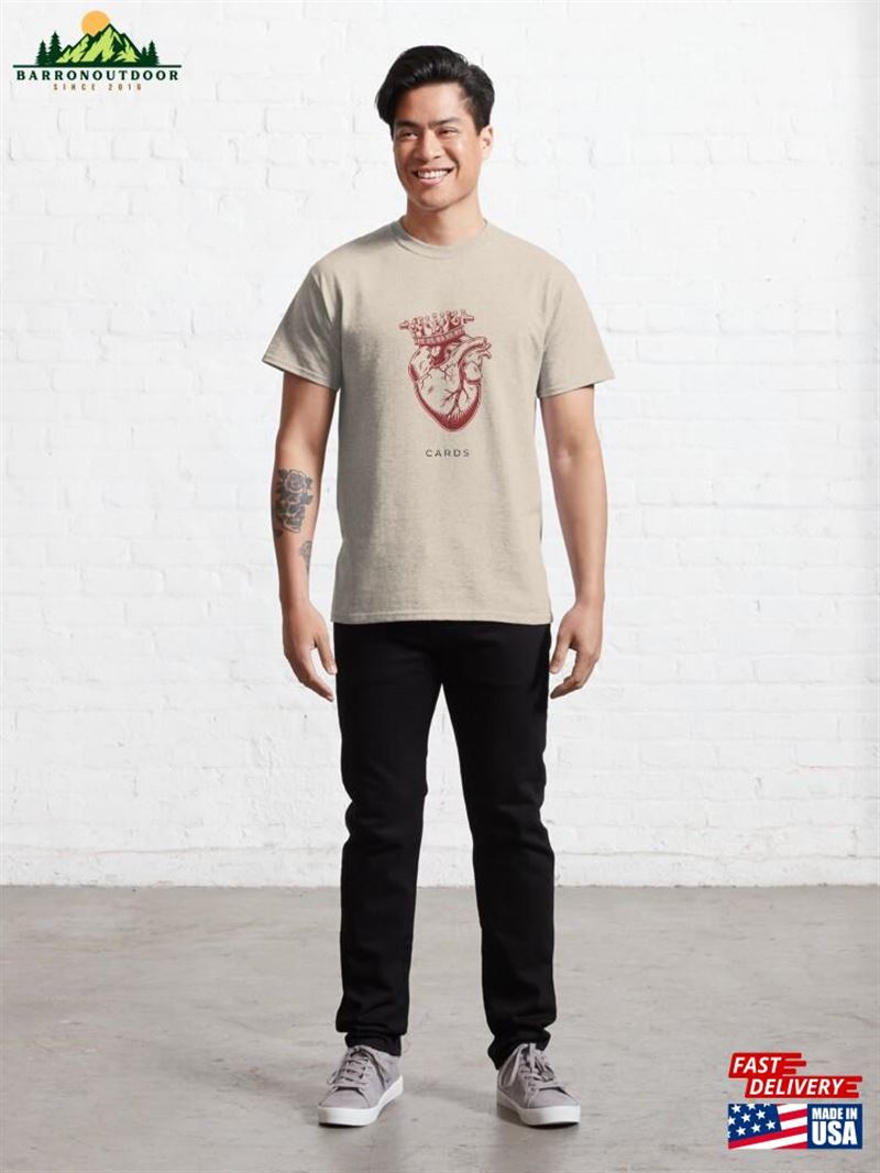 King Of Hearts Cards Cardiology Heart Gift Classic T-Shirt Hoodie King Of Hearts Cards Cardiology Heart Gift Classic T-Shirt Hoodie