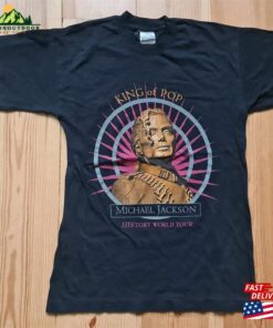 King Of Pop History World Tour T Shirt Hoodie Unisex