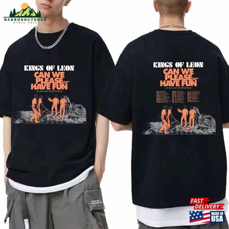 Kings Of Leon Can We Please Have Fun Us Tour 2024 Shirt Band Fan Unisex T-Shirt Kings Of Leon Can We Please Have Fun Us Tour 2024 Shirt Band Fan Unisex T-Shirt