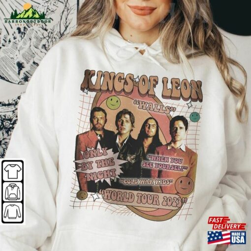 Kings Of Leon Music Shirt Album Vintage Graphic Y2k 90S T-Shirt Hoodie
