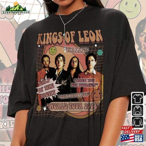 Kings Of Leon Music Shirt Album Vintage Graphic Y2k 90S T-Shirt Hoodie