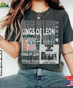 Kings Of Leon Music Shirt Retro 90S Y2k Merch Vintage King World Tour 2023 Tickets Album Gift For Fan L805m Unisex Classic