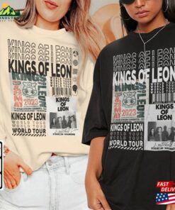 Kings Of Leon Music Shirt Retro 90S Y2k Merch Vintage King World Tour 2023 Tickets Album Graphic Tee Gift For Fan L805m Classic Hoodie