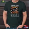 Kiss Band 50Th Anniversary 1973 2023 Signature T-Shirt Thank You For The Memories Shirt Sweatshirt Unisex