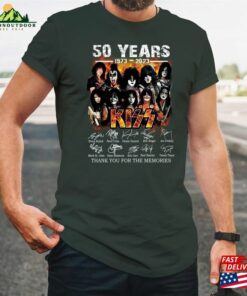 Kiss Band 50Th Anniversary 1973 2023 Signature T Shirt Thank You For The Memories Shirt Unisex Hoodie 3