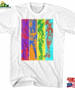 Kiss Color White Adult T-Shirt Sweatshirt Unisex