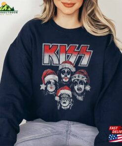 Kiss Detroit Rock Santa Christmas T Shirt Fan Sweatshirt Merry Kissmas Unisex 4