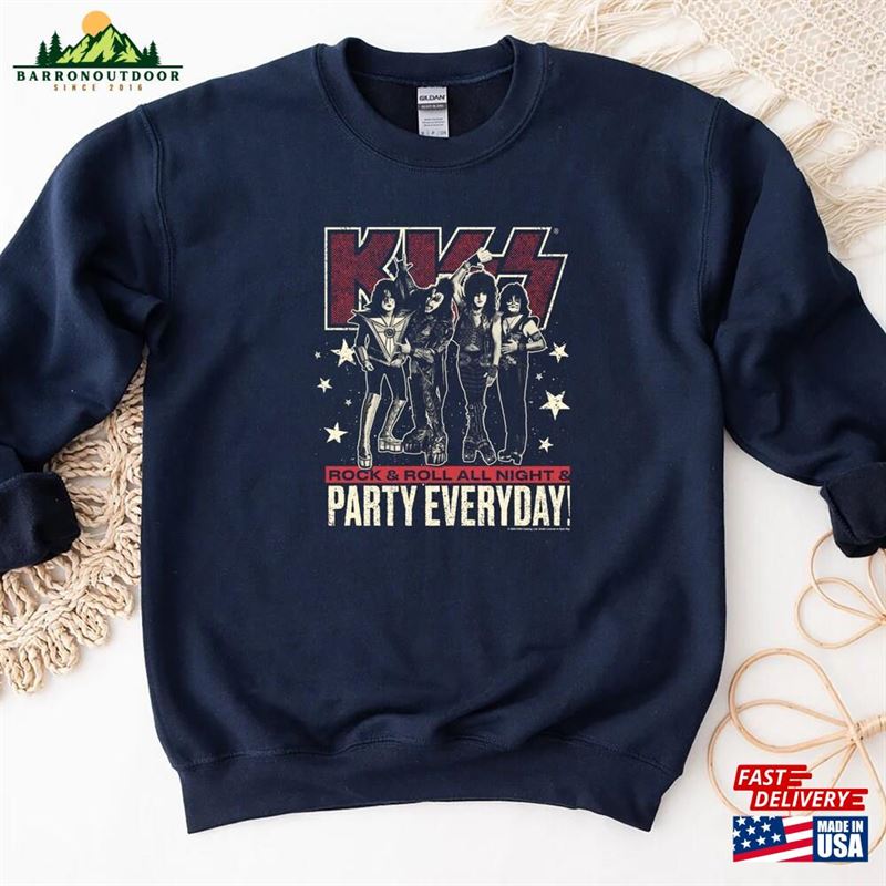 Kiss Rock And Roll All Night Party Everyday Shirt Sweatshirt Hoodie T-Shirt Kiss Rock And Roll All Night Party Everyday Shirt Sweatshirt Hoodie T-Shirt
