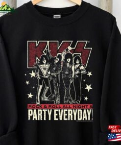 Kiss Rock And Roll All Night Party Everyday Shirt Sweatshirt Hoodie T Shirt 3