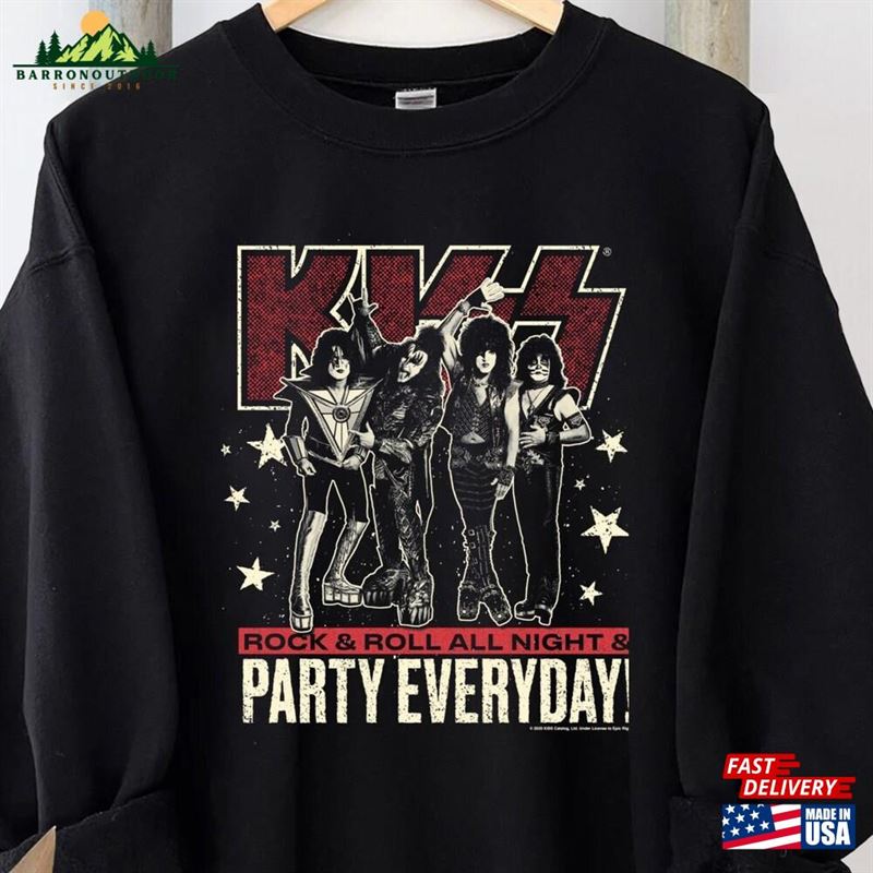 Kiss Rock And Roll All Night Party Everyday Shirt Sweatshirt Hoodie T-Shirt Kiss Rock And Roll All Night Party Everyday Shirt Sweatshirt Hoodie T-Shirt