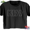 Kiss Women’s Crop Top Classic Logo Graphic Tees Glam Rock Band Album Concert Tour Merch T-Shirts Ladies Birthday Gift Tops Sweatshirt Hoodie