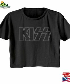 Kiss Women’s Crop Top Classic Logo Graphic Tees Glam Rock Band Album Concert Tour Merch T-Shirts Ladies Birthday Gift Tops Sweatshirt Hoodie