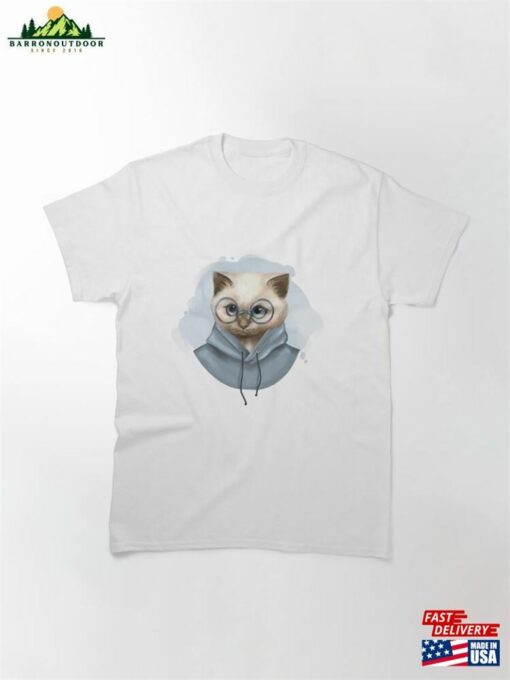 Kitten In Blue Classic T-Shirt Unisex Sweatshirt