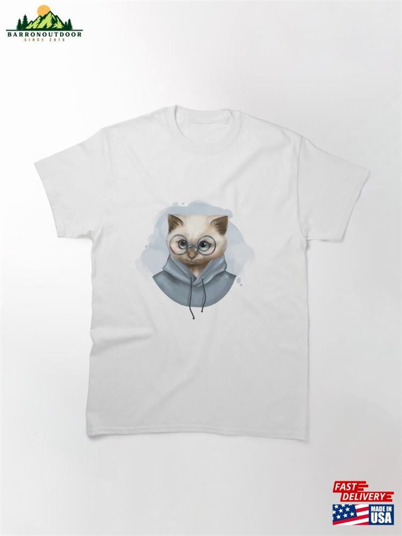 Kitten In Blue Classic T-Shirt Unisex Sweatshirt Kitten In Blue Classic T-Shirt Unisex Sweatshirt
