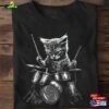 Kitten Rock Band Drummer Cat Playing Drums T-Shirt Rocker Shirt Lovers Gift Classic
