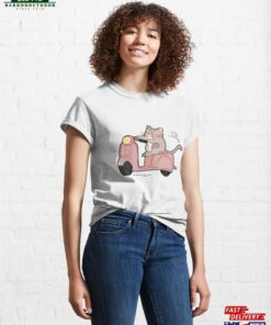 Kitty On The Scooter Classic T-Shirt Hoodie