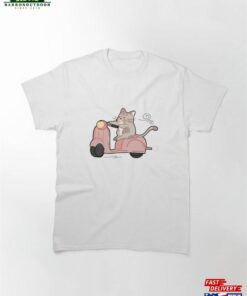 Kitty On The Scooter Classic T-Shirt Hoodie