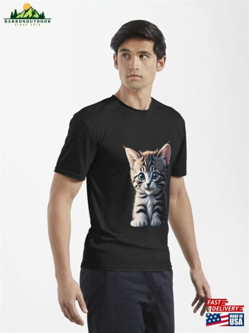 Kitty Stickers Active T-Shirt Classic