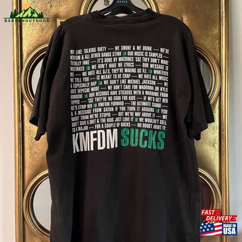Kmfdm Sucks 1993 Rare Vintage Tshirt Unisex Sweatshirt Kmfdm Sucks 1993 Rare Vintage Tshirt Unisex Sweatshirt