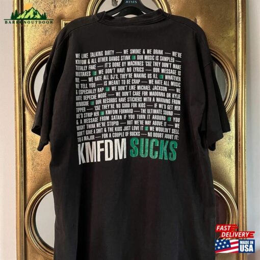 Kmfdm Sucks 1993 Rare Vintage Tshirt Unisex Sweatshirt
